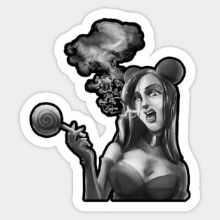 Dark Princess Mask Sticker